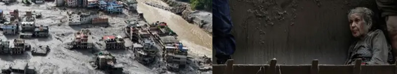 নেপাল-চীন সীমান্তে ভূমিধস