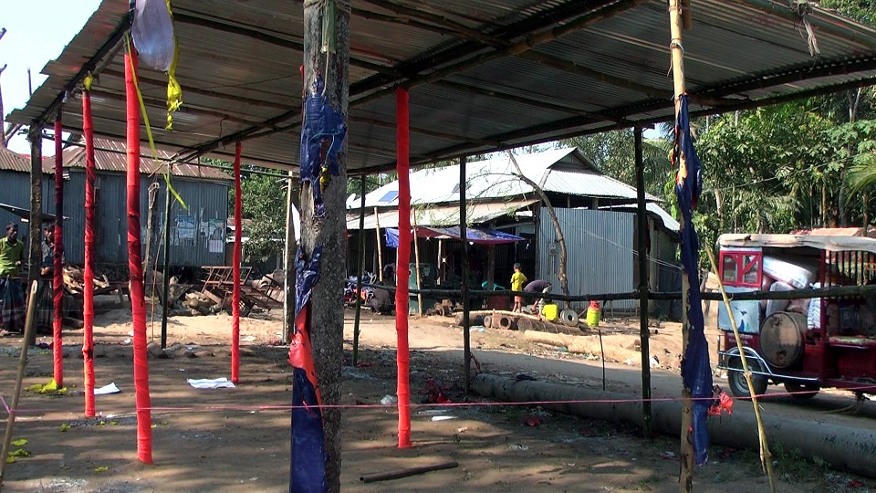 সুনামগঞ্জে মহাজোট প্রার্থীর নির্বাচনী কার্যালয়ে আগুন