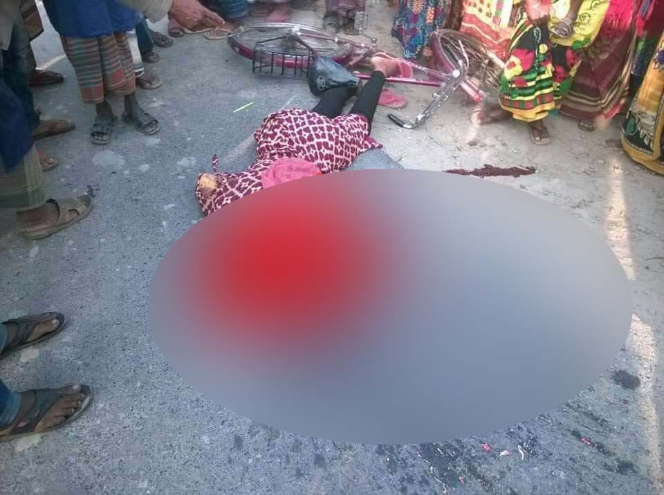 এবার ট্রাক চাপায় প্রাণ গেল স্কুলছাত্রীর
