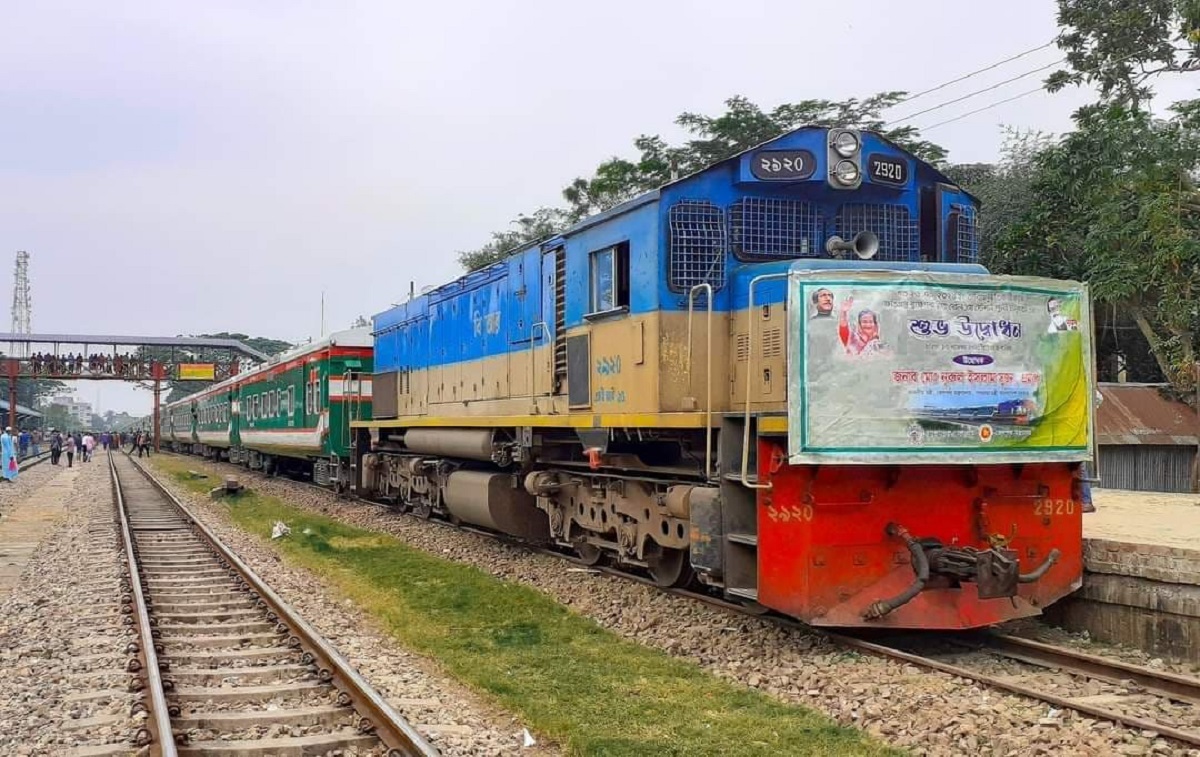 হেফাজত তাণ্ডবের ৭ মাস পর চালু ব্রাহ্মণবাড়িয়া রেলওয়ে স্টেশন
