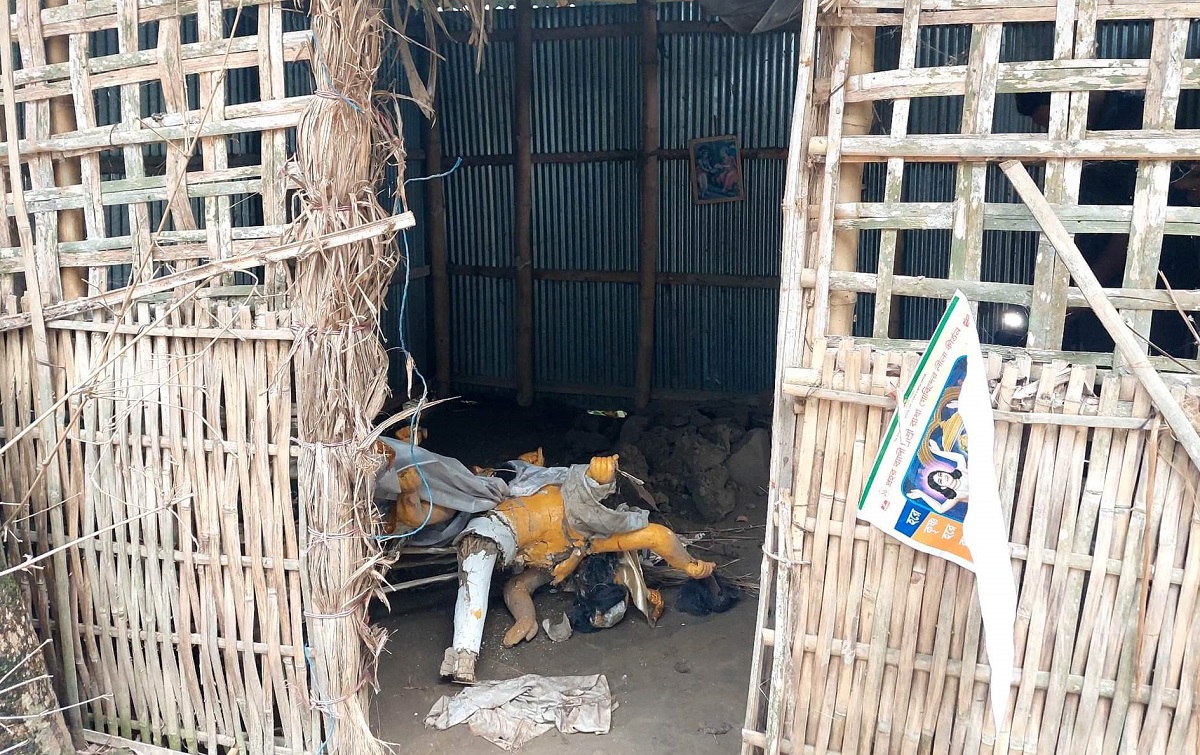 গাইবান্ধায় ৪ মন্দিরে হামলা-ভাঙচুরের ঘটনায় যুবক আটক