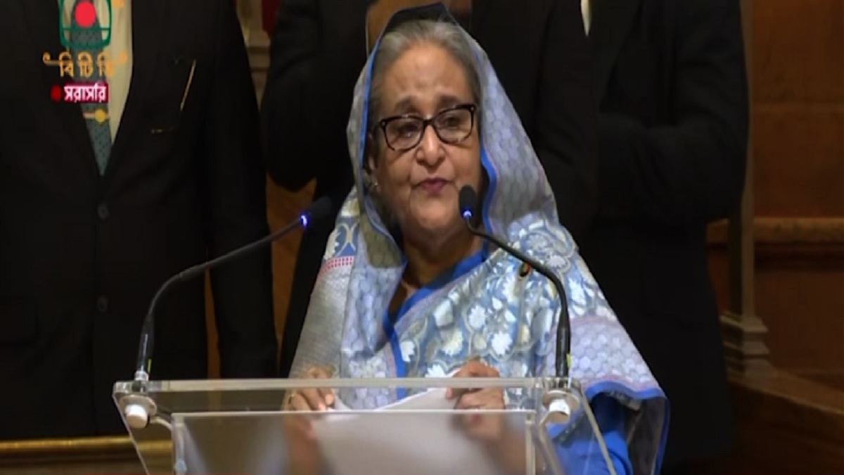 আমি মুজিবের কন্যা, দেশের সম্পদ বিক্রি করে ক্ষমতায় আসার লোভ নেই: প্রধানমন্ত্রী