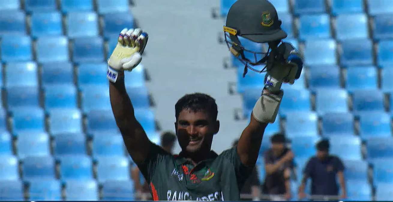 ফাইনালেও শিবলীর সেঞ্চুরি, উড়ছে বাংলাদেশ