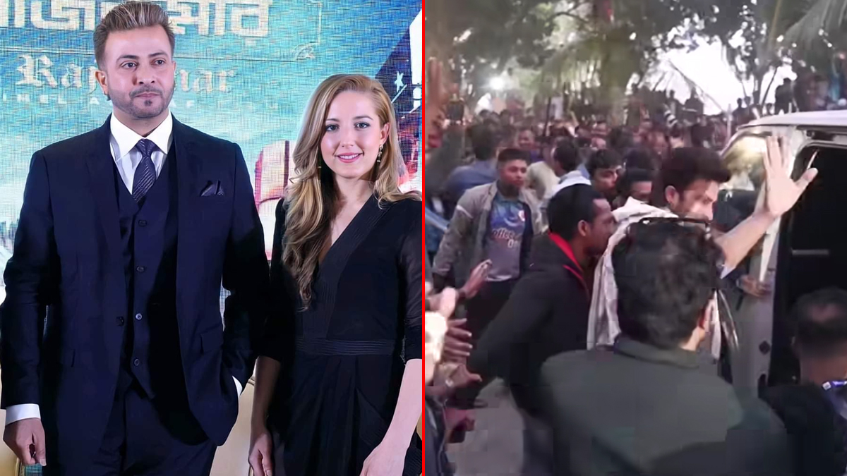 পাবনায় 'রাজকুমার'র শুটিং; শাকিব খানকে দেখতে উৎসুক জনতার ঢল