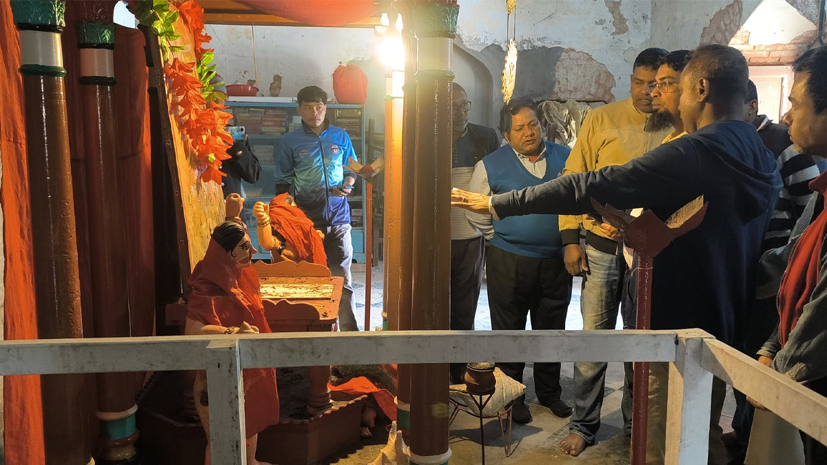 লালমনিরহাটে মন্দির থেকে প্রতিমা ও স্বর্ণের মুকুট চুরি