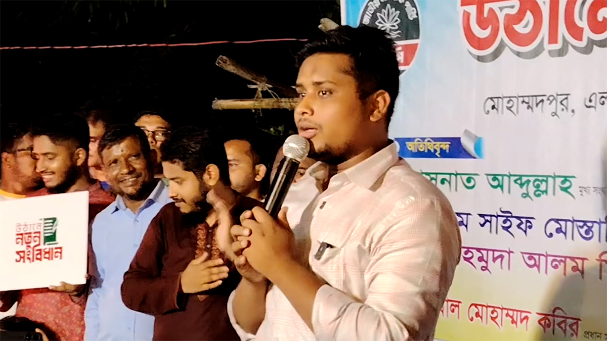 নিয়ম পরিবর্তন করে আগামী মাসে নির্বাচন দিলেও আপত্তি নেই: হাসনাত