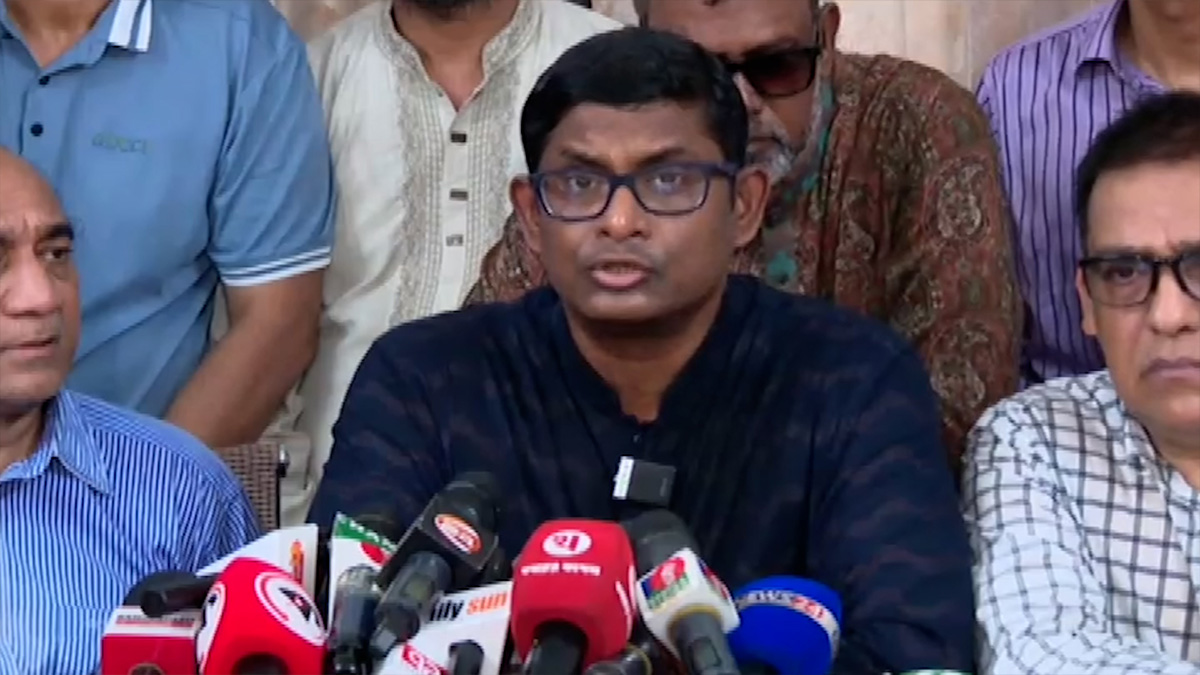 গতকাল বেশ কয়েকজন জাতীয় পার্টির অফিসে আগুন দিতে এসেছিল: শামীম হায়দার