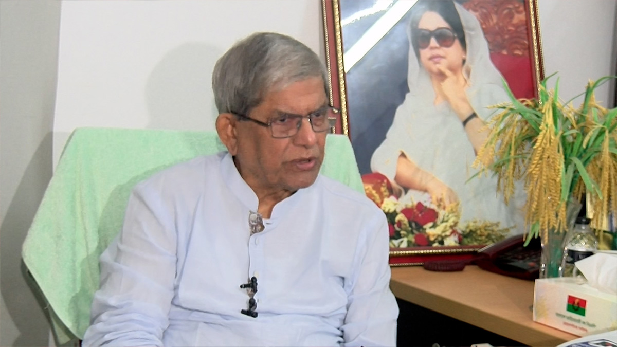 নতুন সংবিধান গ্রহণ করবো না, তবে জুলাই সনদের নিশ্চয়তা দেয়া হবে: মির্জা ফখরুল