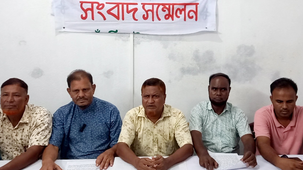 পঞ্চগড়ে সারজিসের বিরুদ্ধে বিএনপির সংবাদ সম্মেলন