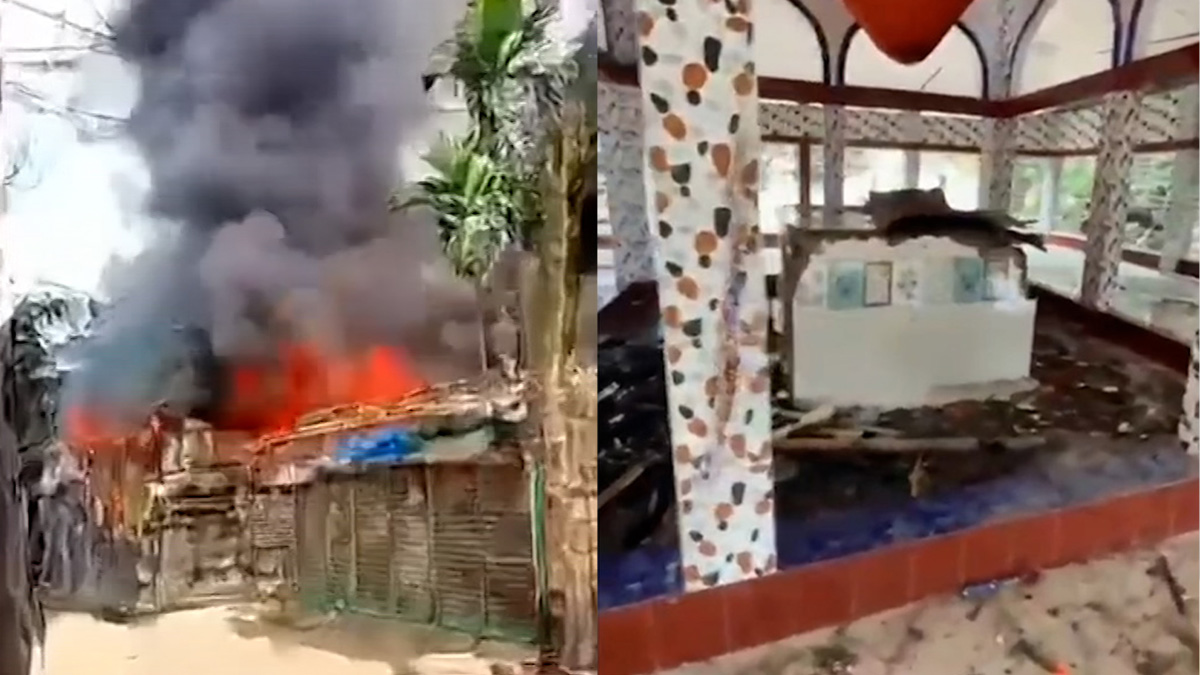 কুমিল্লায় মাইকে ঘোষণা দিয়ে ৪ মাজারে হামলা-অগ্নিসংযোগ