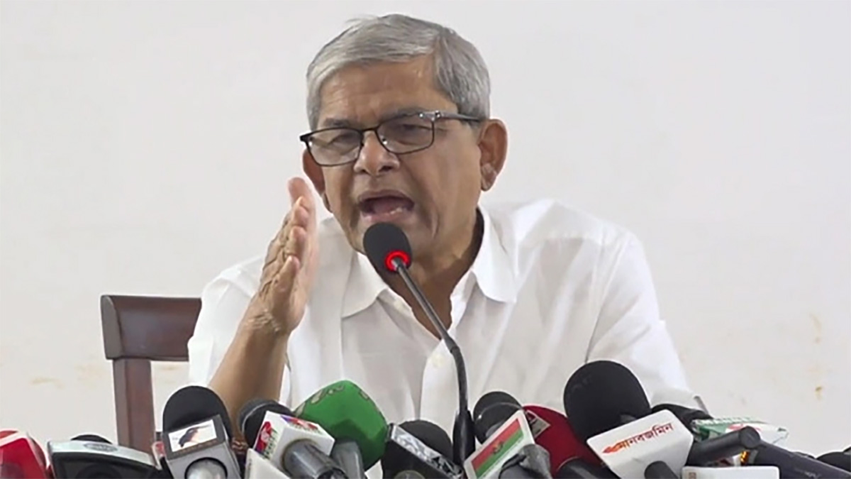 'বিএনপি-জামায়াতকে ভারত একই বন্ধনীতে ফেলেছে'— এমন কথা না বলার দাবি ফখরুলের