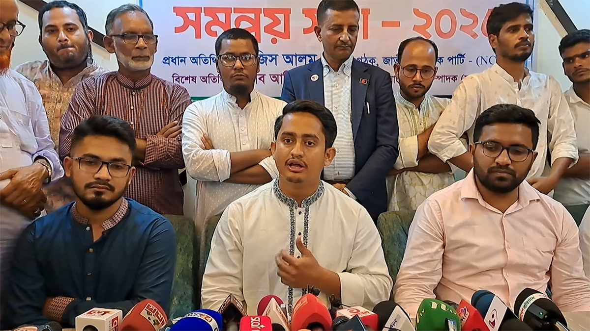 জুলাই সনদ বাস্তবায়ন না করে কারও সেফ এক্সিট নেই: সারজিস