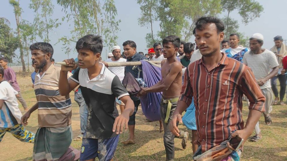 টেকনাফ সীমান্তে মাইন বিস্ফোরণে এক যুবকের পা বিচ্ছিন্ন
