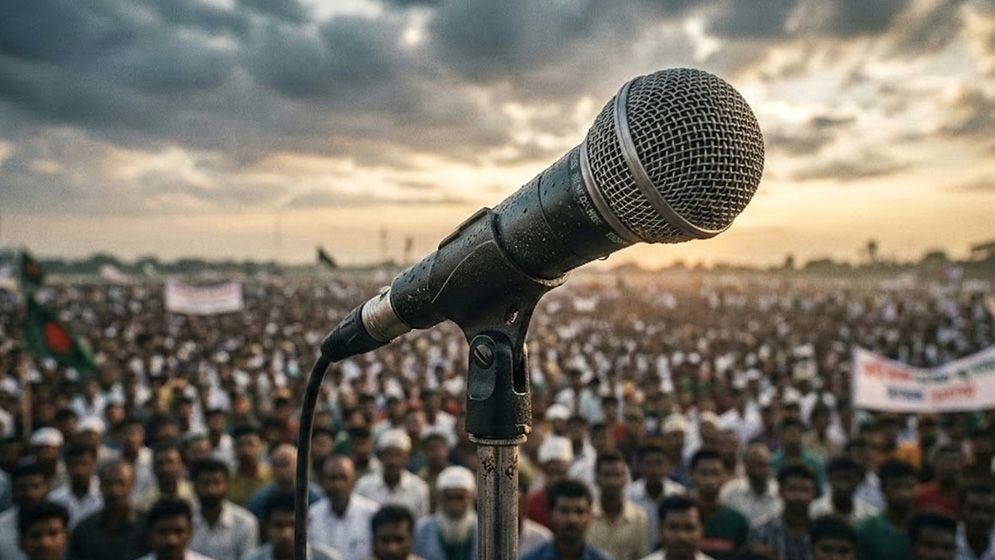 কথার বন্যায় নীরবতার রাজনীতি