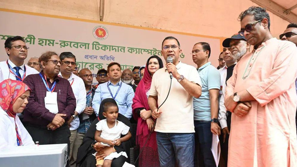 বিগত স্বৈরাচার ও অন্তর্বর্তীকালীন সরকার বাচ্চাদের জন্য টিকা আনেনি: প্রধানমন্ত্রী