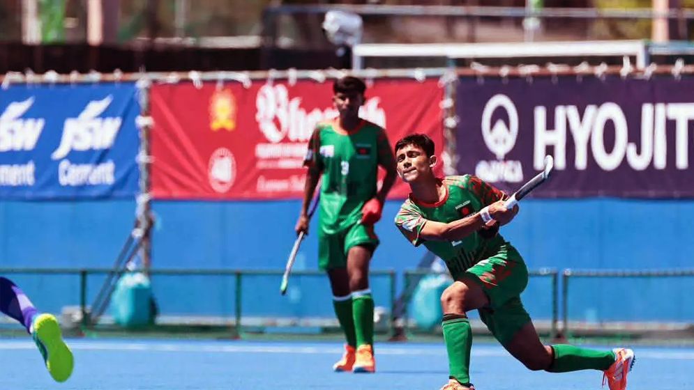 উদ্বোধনী ম্যাচে মালয়েশিয়াকে হারিয়ে বাংলাদেশের হকি দলের শুভসূচনা