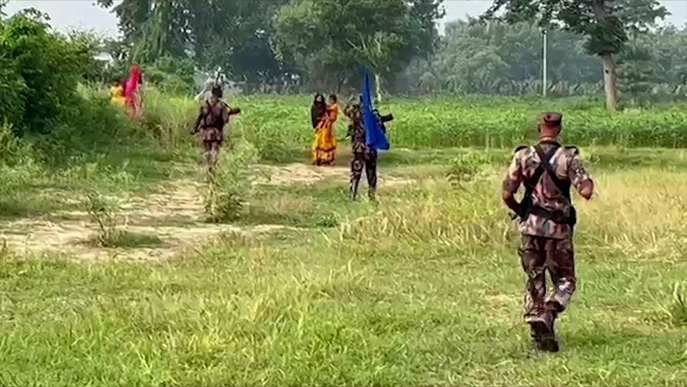 চাঁপাইনবাবগঞ্জ সীমান্তে বিএসএফের পুশইন চেষ্টা, বিজিবির বাধায় ব্যর্থ