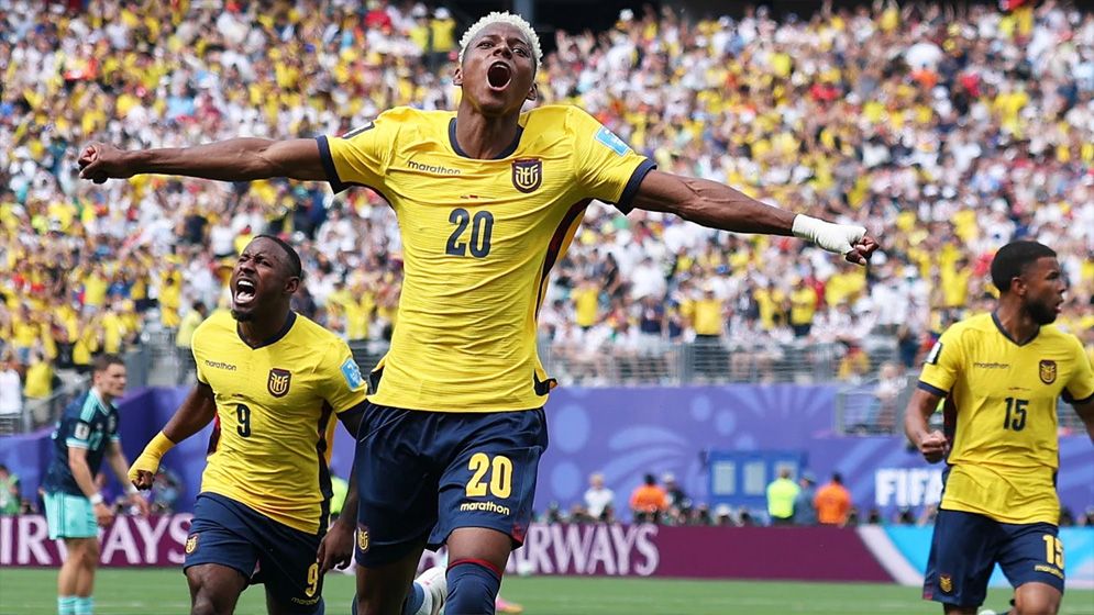 জার্মানিকে হারিয়ে ইকুয়েডরের ইতিহাস