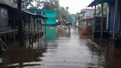 তিস্তায় পাহাড়ি ঢলে নিম্নাঞ্চল প্লাবিত, লালমনিরহাটে হাজারো পরিবার পানিবন্দি