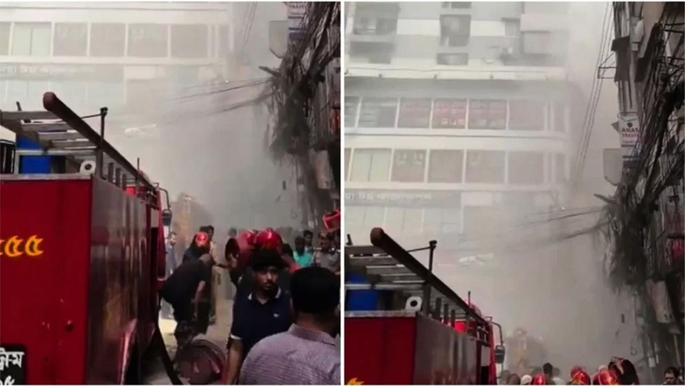 চকবাজারের হাজী বাশার মার্কেটের আগুন নিয়ন্ত্রণে