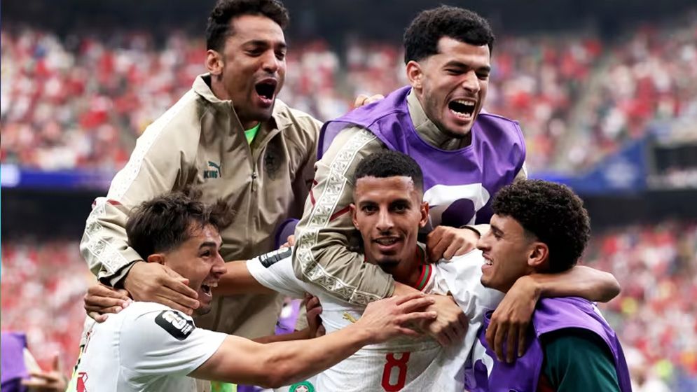 উনাহির জোড়া গোল, কানাডাকে বিদায় করে শেষ আটে মরক্কো