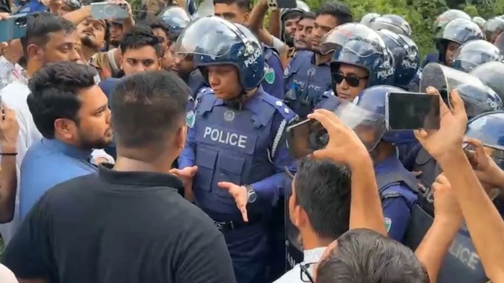 হবিগঞ্জে যেতে পথে বাধার মুখে এনসিপি নেতারা