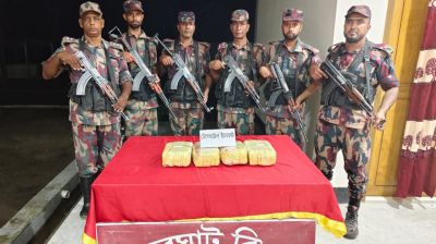 পঞ্চগড়ে  বিজিবির অভিযানে ১৩ হাজার পিস ট্যাপেন্টাডল ট্যাবলেট আটক