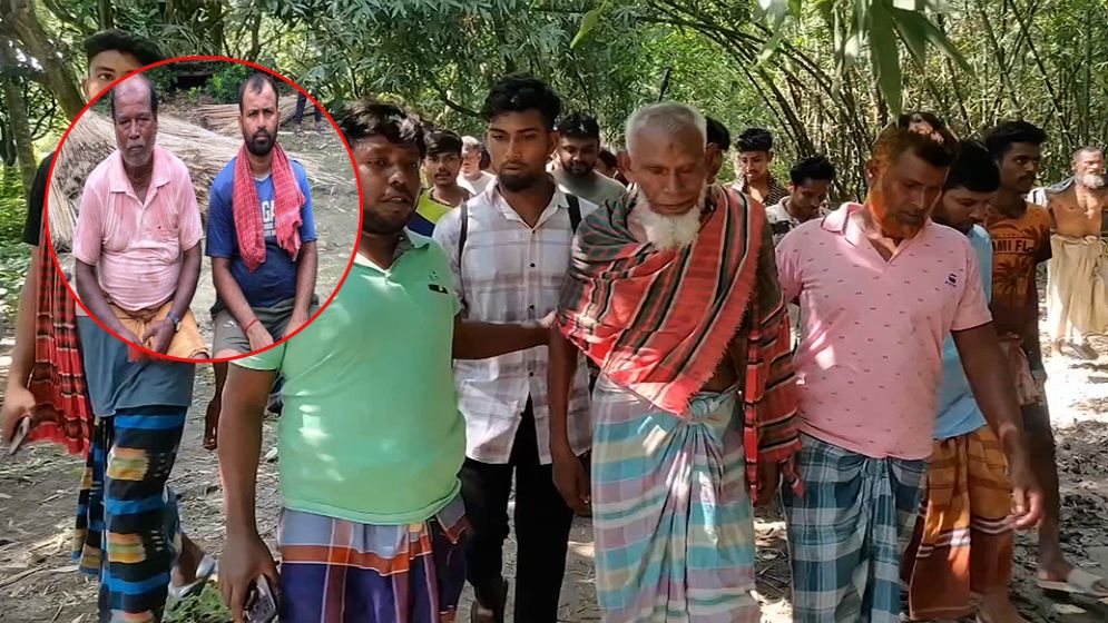 বাংলাদেশি একজনকে ধরে নিয়ে গেল বিএসএফ, দুই ভারতীয়কে ধরে আনলেন এলাকাবাসী