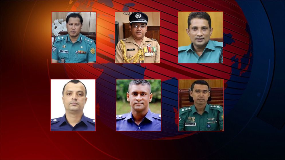 বরখাস্ত হলেন বিপ্লব, ইকবাল, রুহানীসহ পুলিশের ৬ কর্মকর্তা