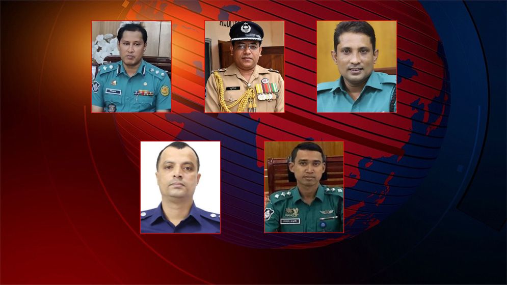 বরখাস্ত হলেন বিপ্লব, ইকবাল, রুহানীসহ পুলিশের ৬ কর্মকর্তা