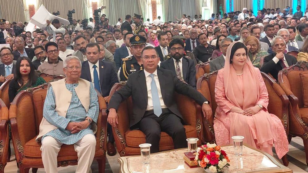 ছবিতে রাষ্ট্রপতির শপথ অনুষ্ঠান
