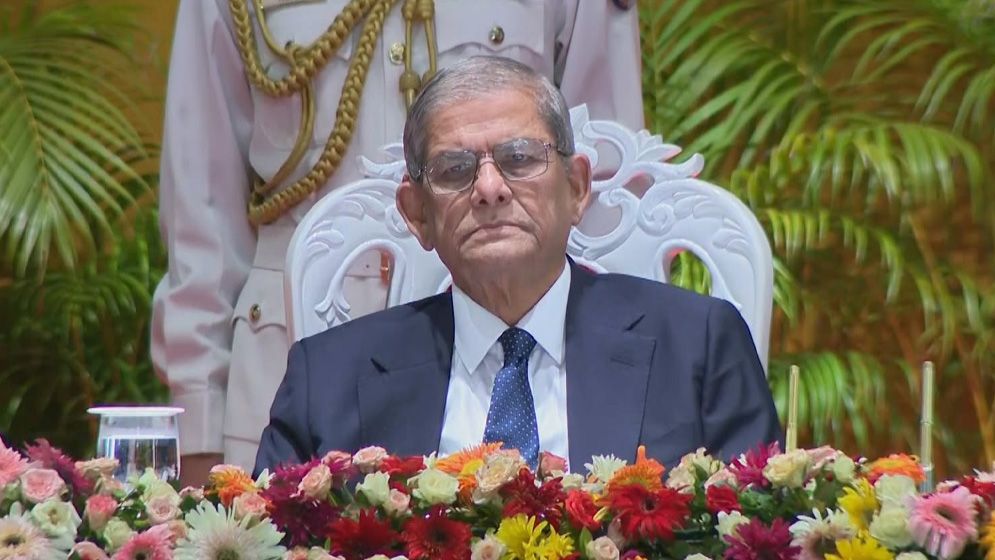 ছবিতে রাষ্ট্রপতির শপথ অনুষ্ঠান