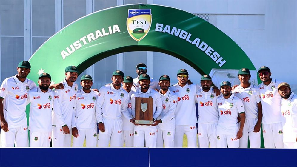 প্রথমবারের মতো টেস্ট র‍্যাঙ্কিংয়ের ছয়ে বাংলাদেশ
