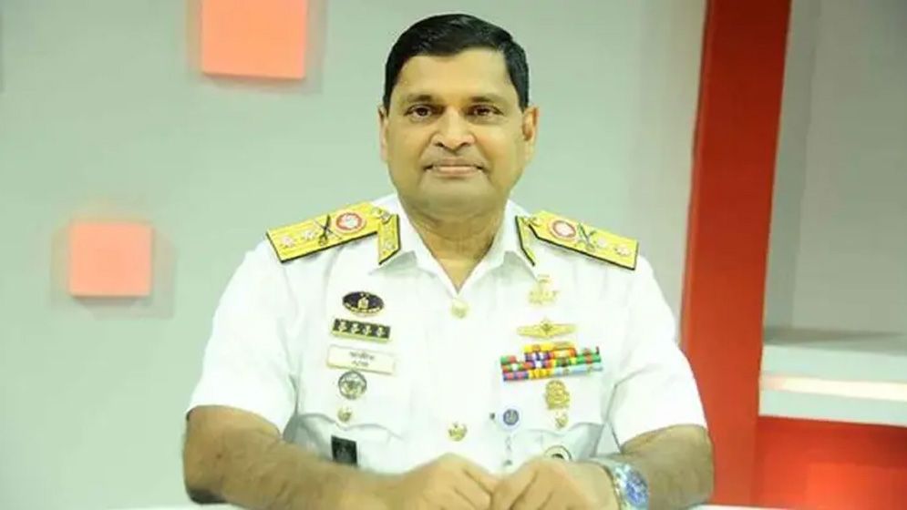 অ্যাডমিরাল পদে পদোন্নতি পেলেন নৌবাহিনী প্রধান