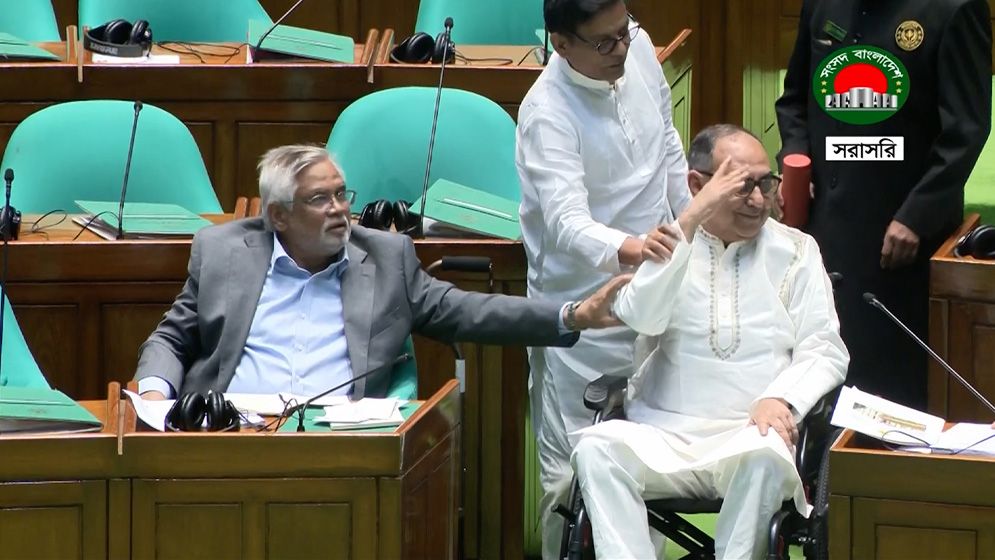 ত্রয়োদশ জাতীয় সংসদের অধিবেশনে প্রথমবারের মতো মির্জা আব্বাস