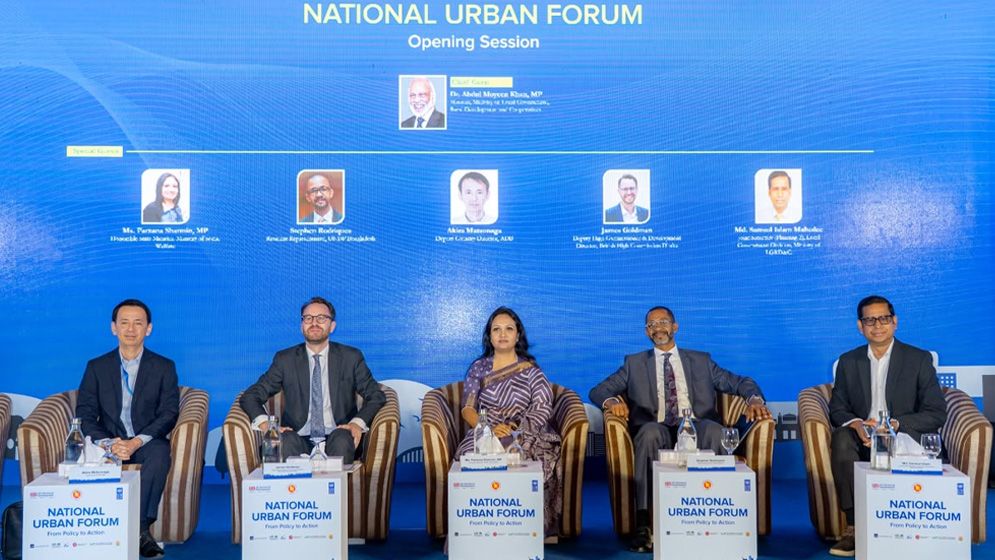 জাতীয় নগর ফোরামে অন্তর্ভুক্তিমূলক ও জলবায়ু সহনশীল শহর গড়ার তাগিদ