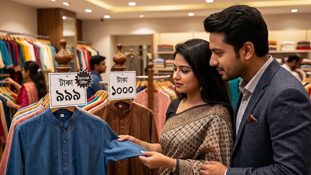 পণ্যের মূল্য ৯৯ কিংবা ৯৯৯ লেখা থাকে কেন, জানেন কি?
