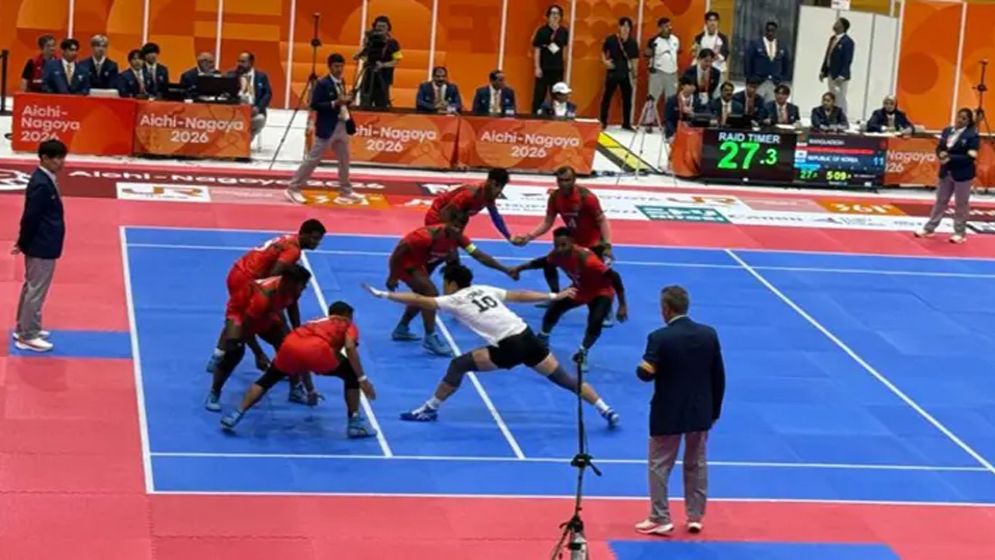 পুরুষ কাবাডিতে দক্ষিণ কোরিয়াকে হারিয়ে বাংলাদেশের দুর্দান্ত শুরু