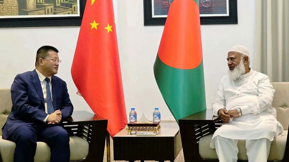 বিরোধীদলীয় নেতার সঙ্গে চীনের রাষ্ট্রদূতের বিদায়ী সাক্ষাৎ