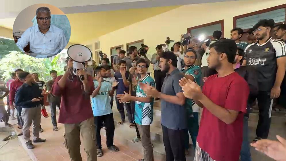 প্রায় ২২ ঘণ্টা ধরে অবরুদ্ধ চুয়েটের নতুন ভিসি