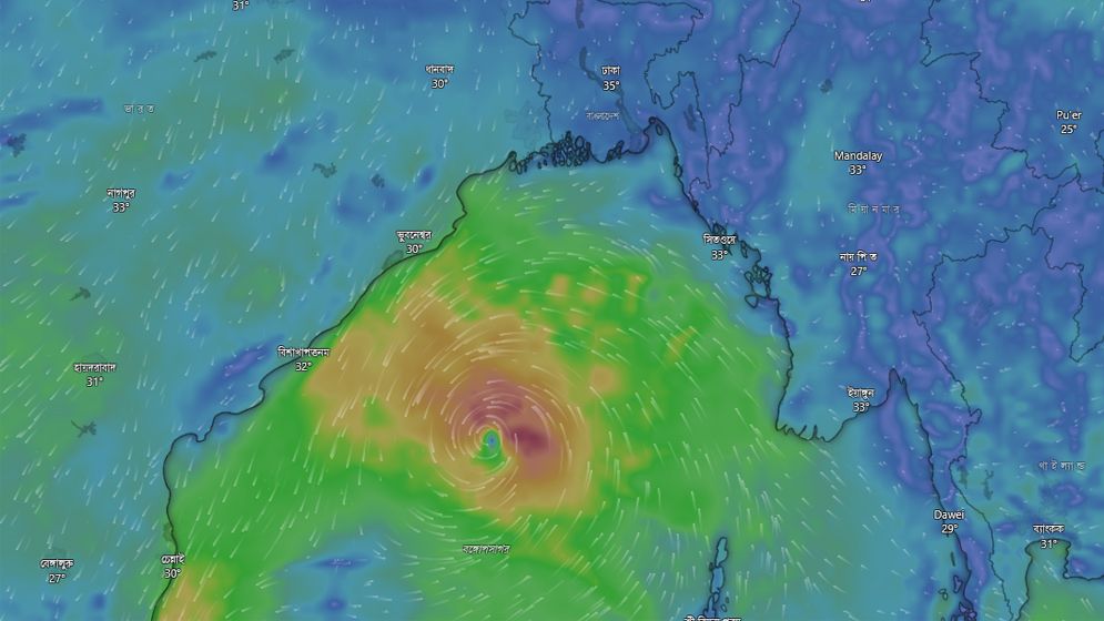 বঙ্গোপসাগরে সৃষ্টি হলো ঘূর্ণিঝড় অর্ণব, চার সমুদ্রবন্দরে ২ নম্বর সংকেত