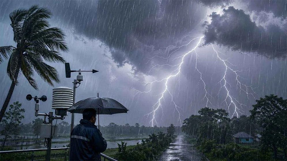 রাতের মধ্যে দেশের ৬ জেলায় বজ্রবৃষ্টির পূর্বাভাস
