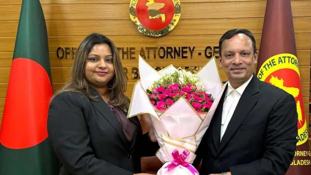 অ্যাটর্নি জেনারেলের সঙ্গে মালদ্বীপের হাইকমিশনারের সৌজন্য সাক্ষাৎ